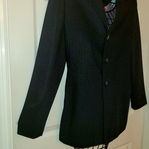 Dress Barn Pinstripe Blazer Size 6 - Picture 5 of 10